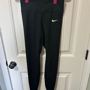 Nike Black Leggings with White Logo